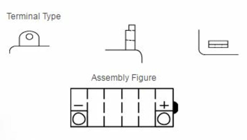 YUASA Battery Conventional without Acid Pack - YB9L-B