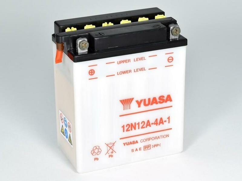 YUASA Battery Conventional without Acid Pack - 12N12A-4A-1