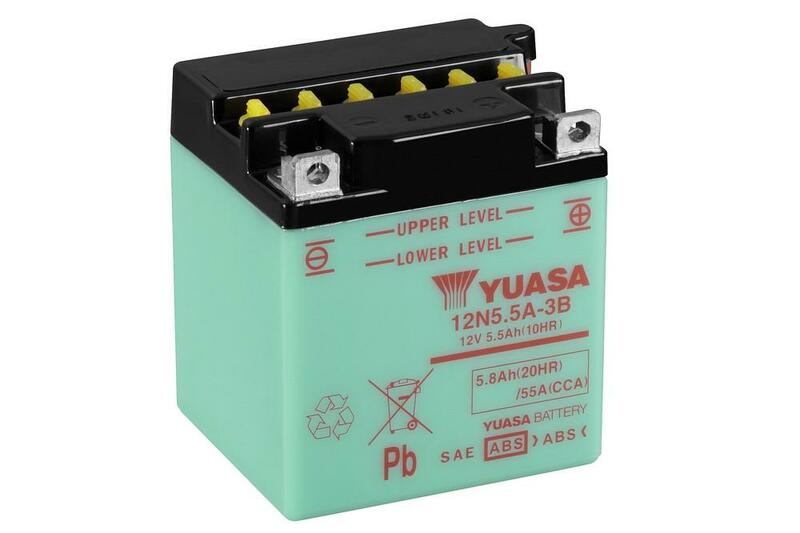 YUASA Battery Conventional without Acid Pack - 12N5.5A-3B
