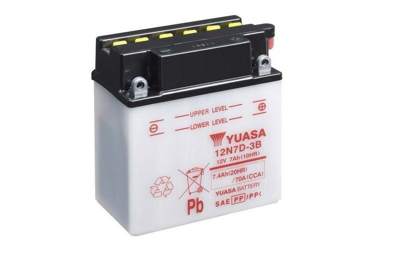 YUASA Battery Conventional without Acid Pack - 12N7D-3B