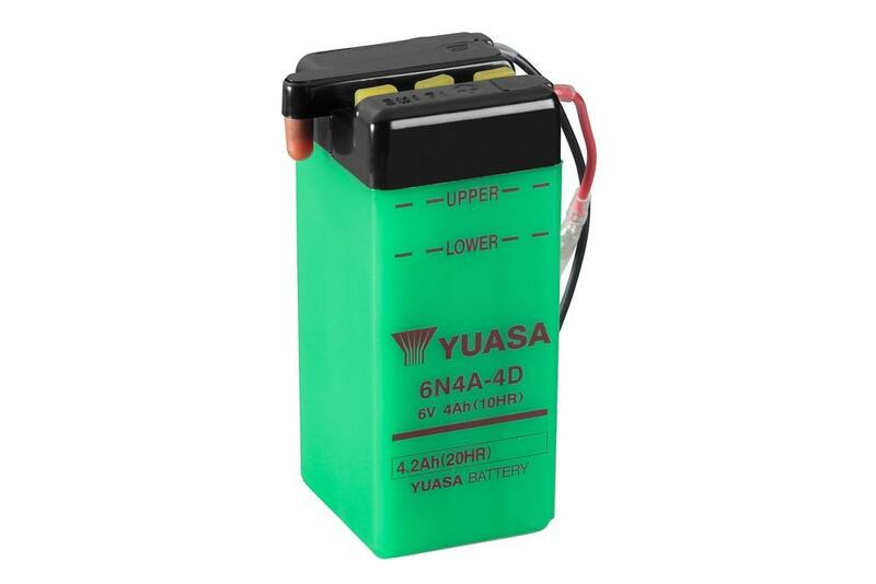 YUASA Battery Conventional without Acid Pack - 6N4A-4D