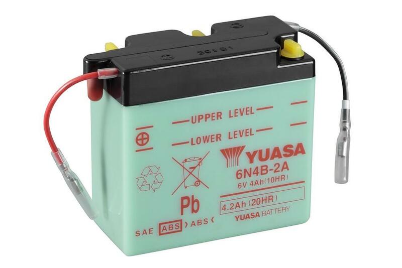 YUASA Battery Conventional without Acid Pack - 6N4B-2A