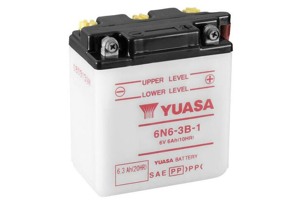 YUASA Batterie Konventionell ohne Säurepack - 6N6-3B-1