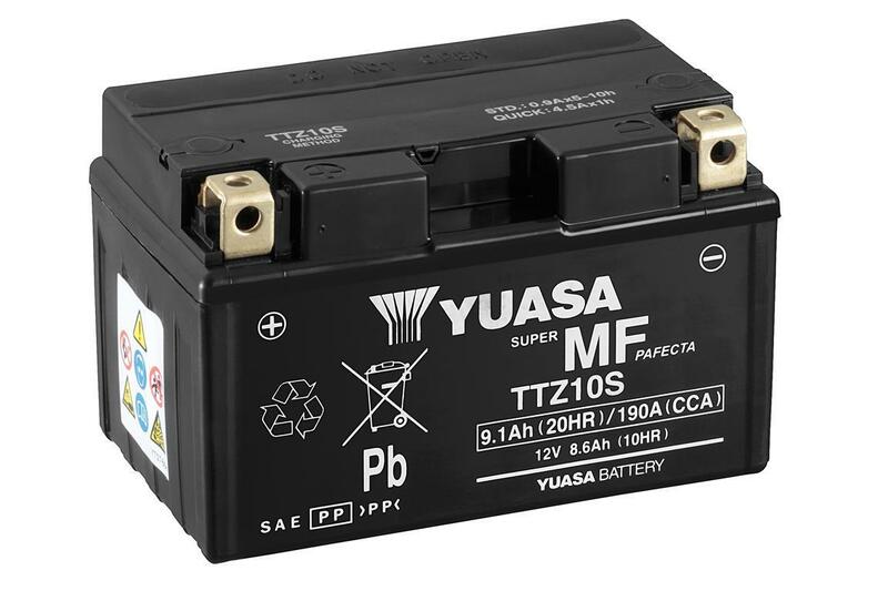 YUASA Battery Maintenance Free with Acid Pack - TTZ10S