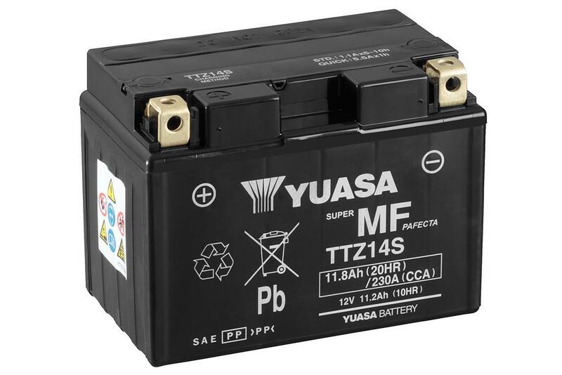 YUASA Battery Maintenance Free with Acid Pack - TTZ14S