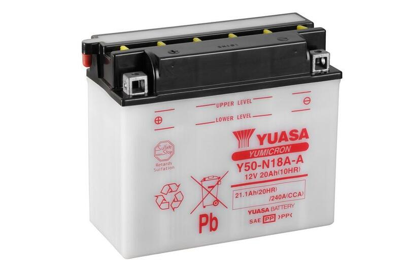 YUASA Battery Conventional without Acid Pack - Y50-N18A-A