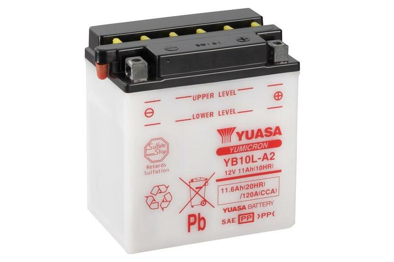 YUASA Battery Conventional without Acid Pack - YB10L-A2