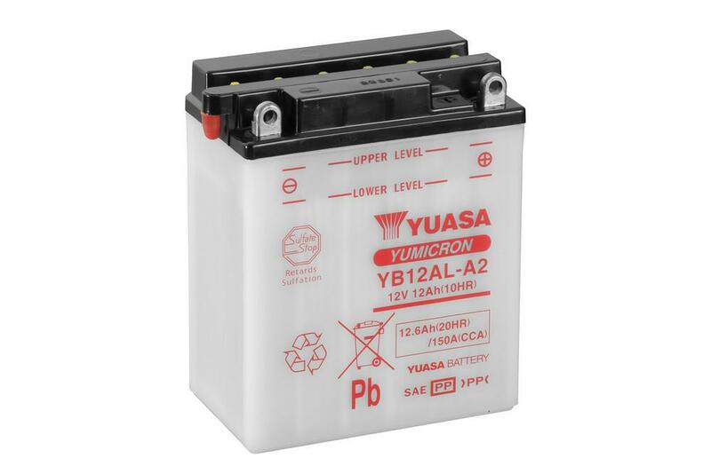 YUASA Battery Conventional without Acid Pack - YB12AL-A2