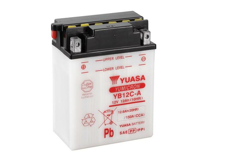 YUASA Battery Conventional without Acid Pack - YB12C-A