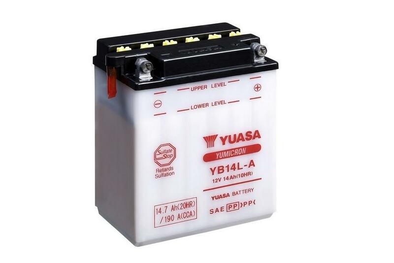 YUASA Battery Conventional without Acid Pack - YB14L-A