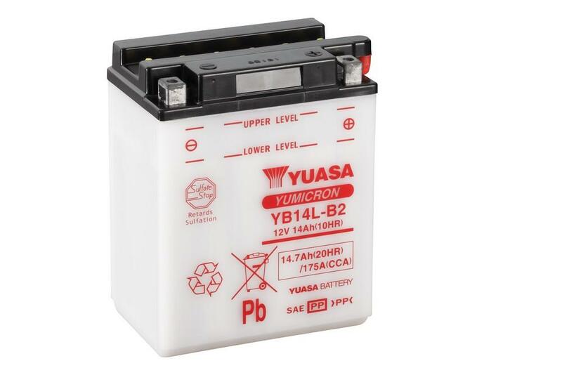 YUASA Battery Conventional without Acid Pack - YB14L-B2