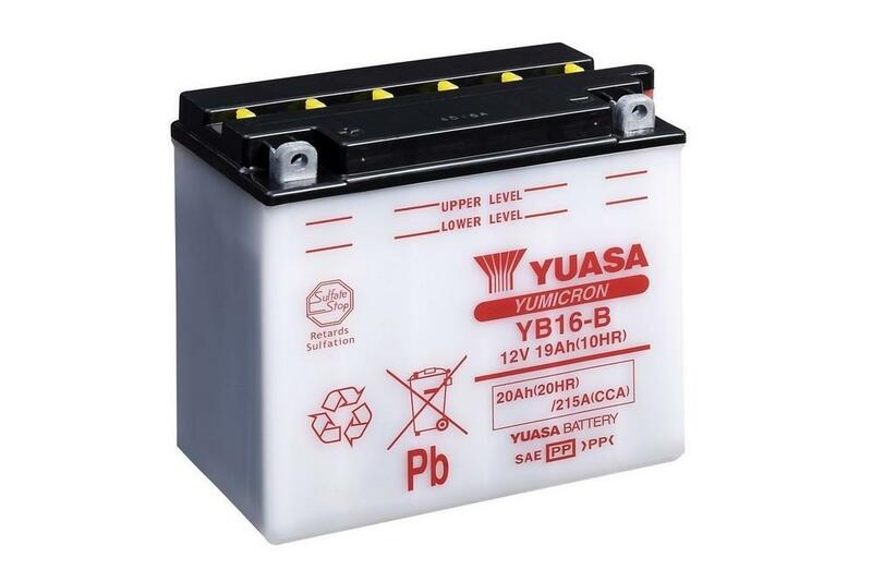 YUASA Battery Conventional without Acid Pack - YB16-B