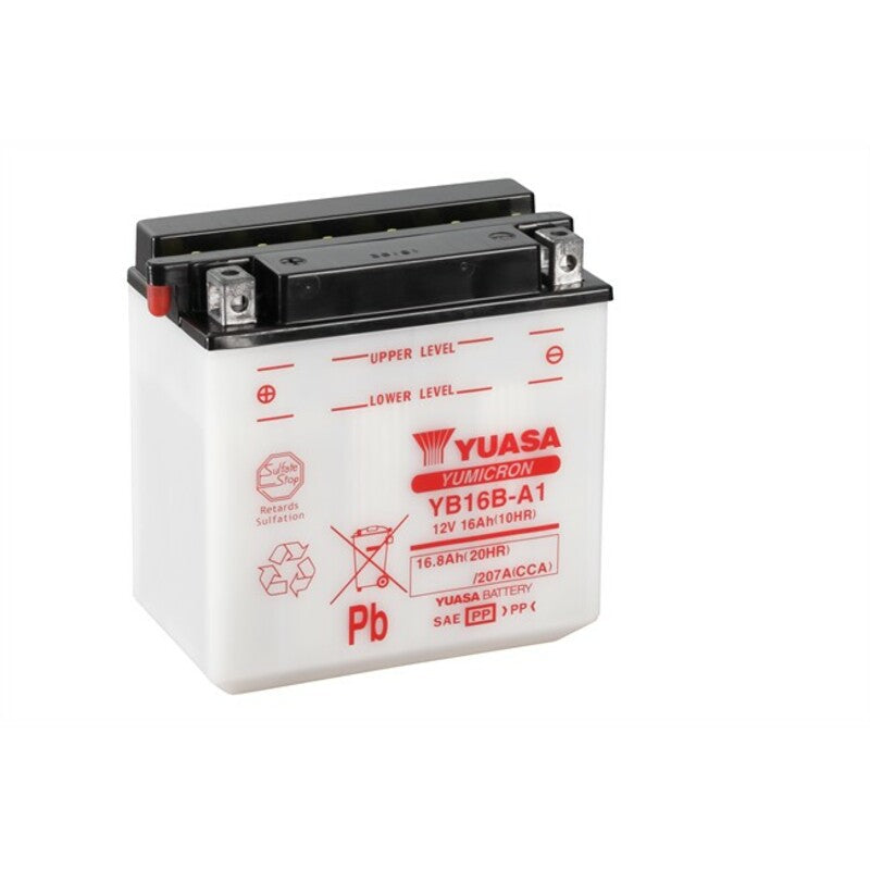 YUASA Battery Conventional without Acid Pack - YB16BA-1