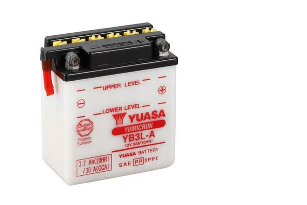 YUASA Batterie Konventionell ohne Säurepack - YB3L-A 
