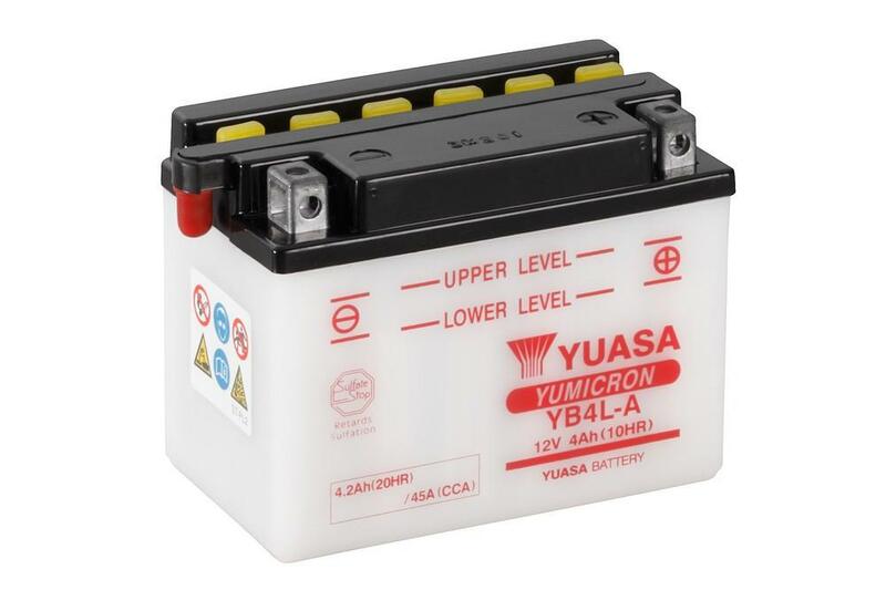 YUASA Battery Conventional without Acid Pack - YB4L-A