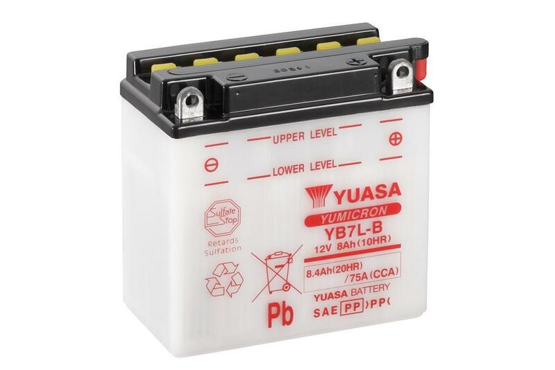 YUASA Battery Conventional without Acid Pack - YB7L-B