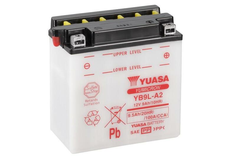 YUASA Battery Conventional without Acid Pack - YB9L-A2