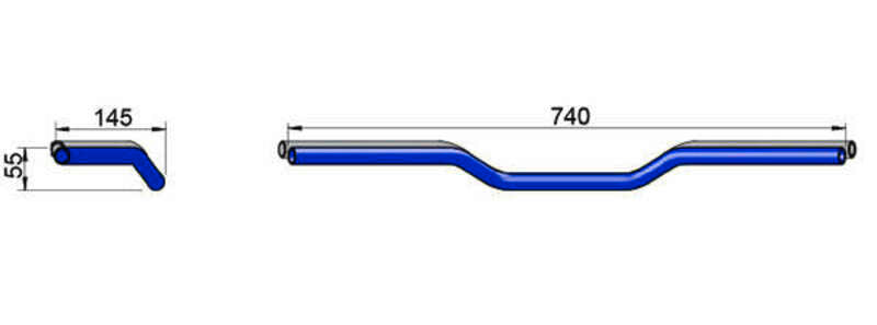 LSL Superbike Flat Handlebar - 1081318002