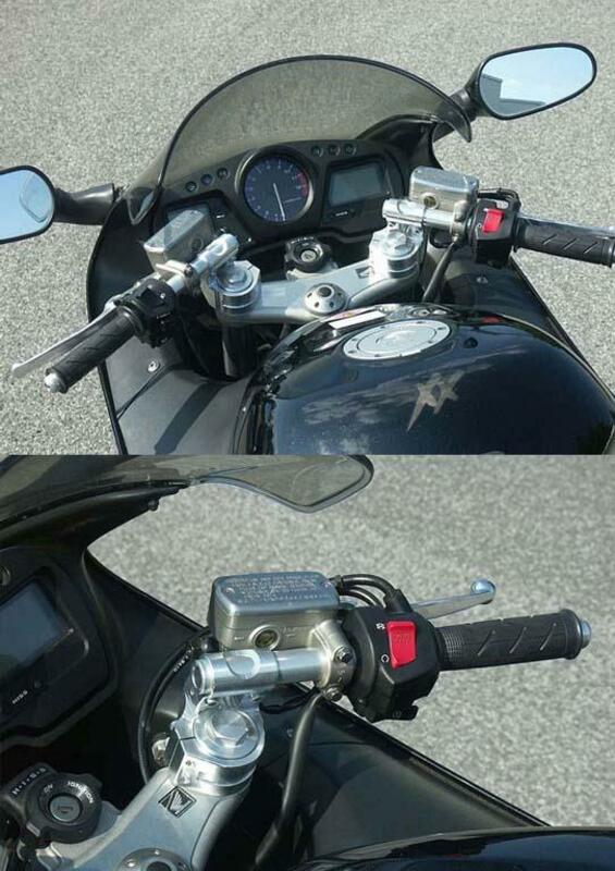 LSL Top Match Raised Clip-on Bars - Honda CBR1100XX