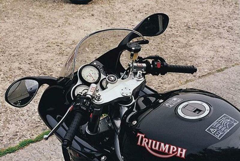 LSL Tour Match Raised Clip-on Bars - Triumph