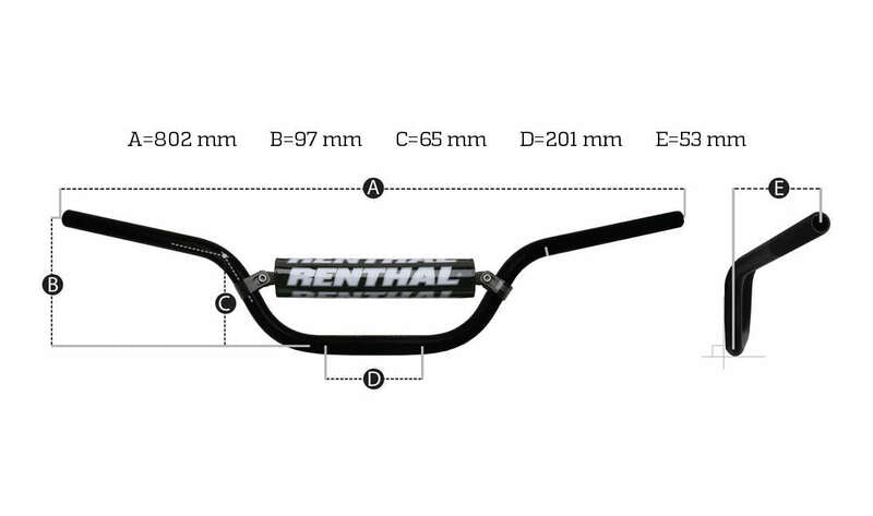 RENTHAL MX/Enduro 7/8" 971 RC Handlebar - 1081483003