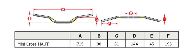PRO TAPER Seven Height Schoolboy High Handlebar