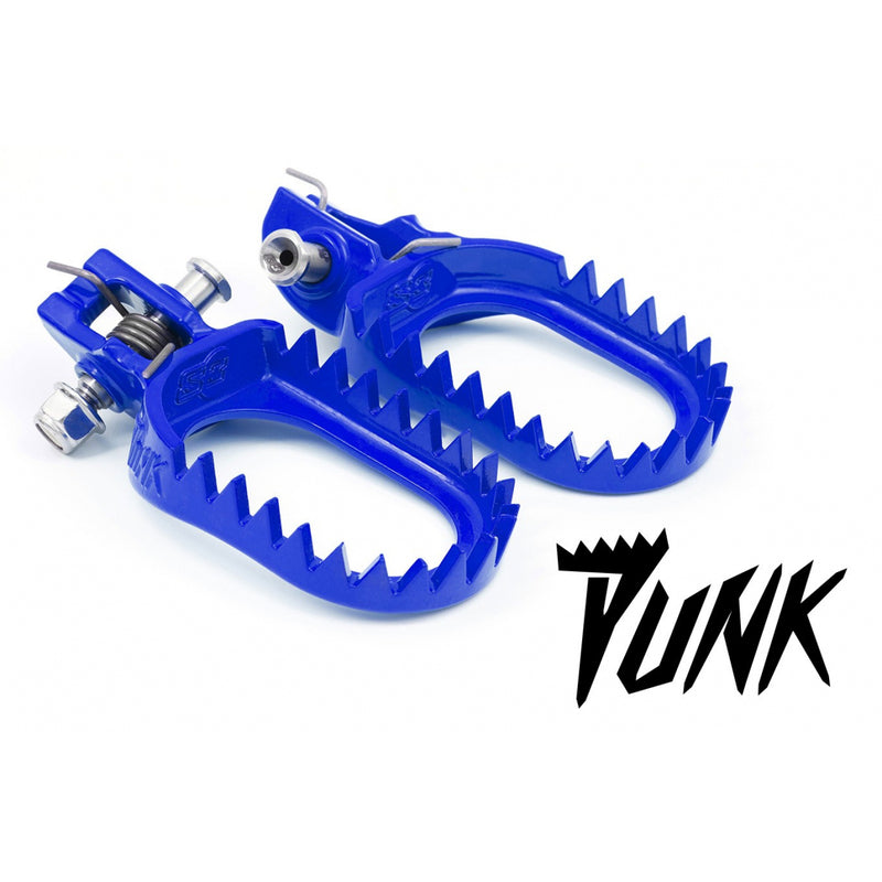 S3 Punk Footrests Steel Blue