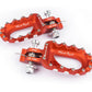 S3 Hard Rock Footrests Aluminium Orange