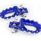 S3 Hard Rock Footrests Aluminium Blue