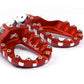 S3 Hard Rock Enduro Footrests Aluminium Rouge