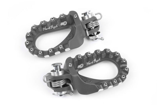 S3 Hard Rock Enduro Footrests Aluminium Titanium
