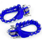 S3 Hard Rock Enduro Footrests Aluminium Blue