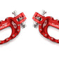 S3 Curve Footrests Aluminium Red