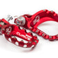 S3 Curve Footrests Aluminium Red