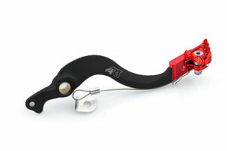 ART Factory Bremspedal Schwarz eloxiertes Aluminium/Rote Spitze - 1081841002