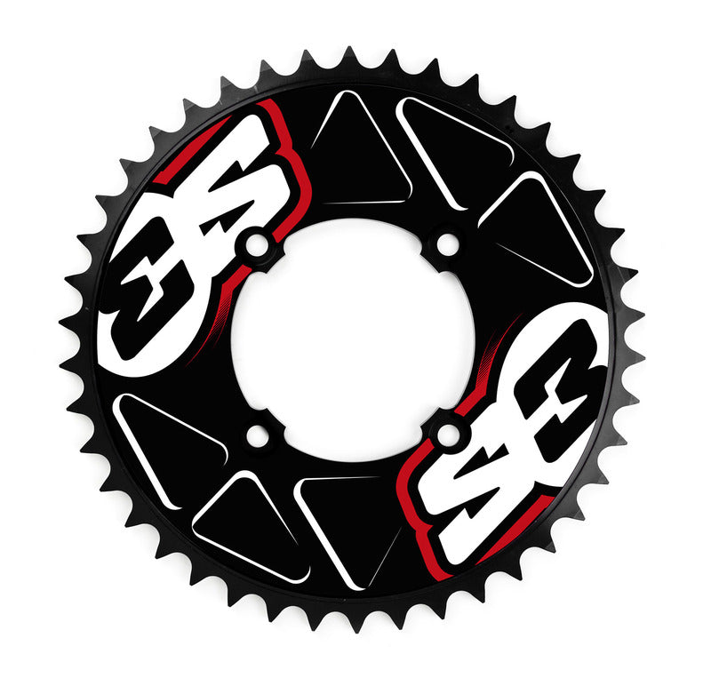 S3 Rear Sprocket Stickers 46/48 Teeth Red