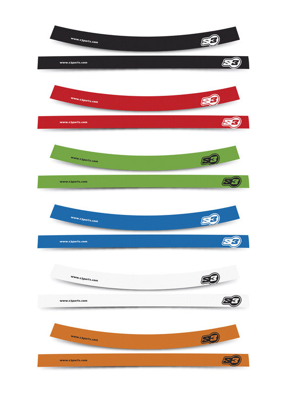 S3 Rim Stickers Orange