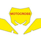 BLACKBIRD Plate Stickers Black Suzuki RM-Z450 - 1082063002