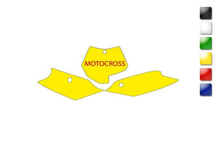 BLACKBIRD Plate Stickers Black KTM SX/SXF
