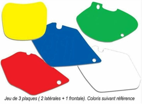BLACKBIRD Plate Stickers White KTM - 1082095002