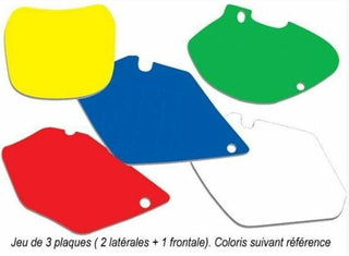 BLACKBIRD Plate Stickers Black KTM - 1082095003
