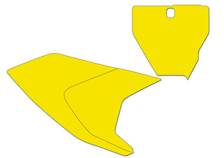 BLACKBIRD Number Plate Yellow Husqvarna TC/FC