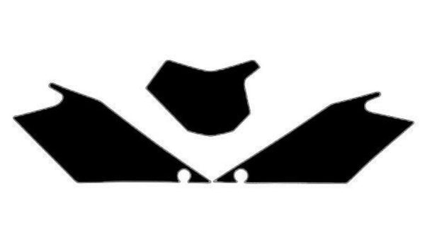 BLACKBIRD Plate Stickers Black Gas Gas EC - 1082144002