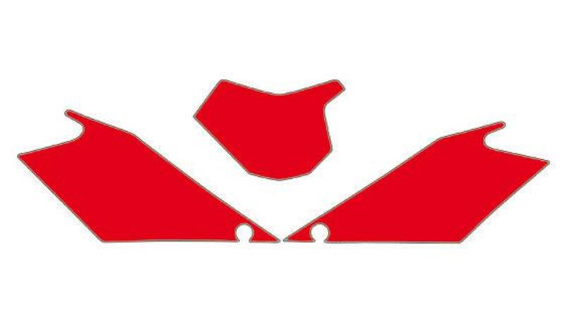 BLACKBIRD Plate Stickers Red Gas Gas EC - 1082144004