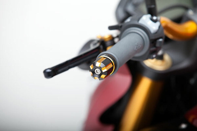 LSL Dual Dise Bar Ends Black/Gold