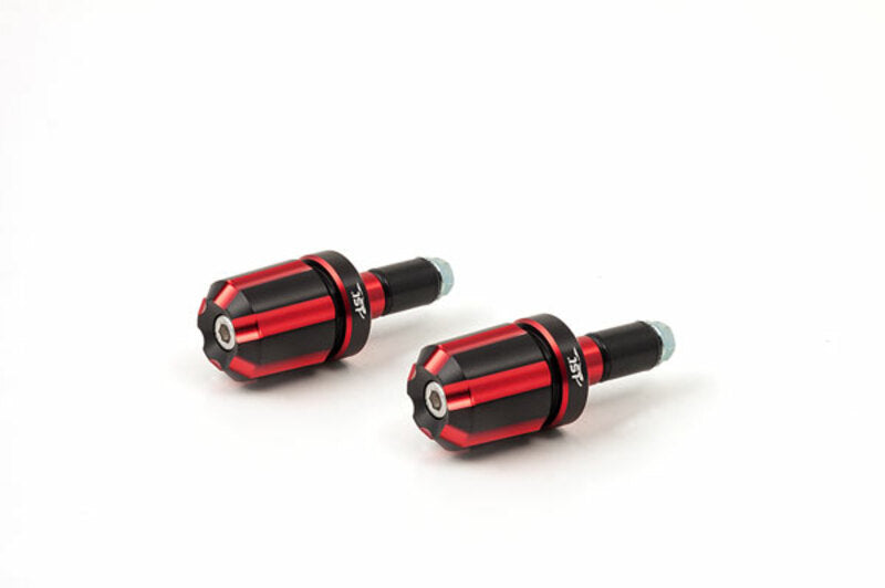 LSL Dual Dise Bar Ends Black/Red