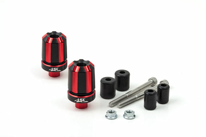LSL Dual Dise Bar Ends Black/Red