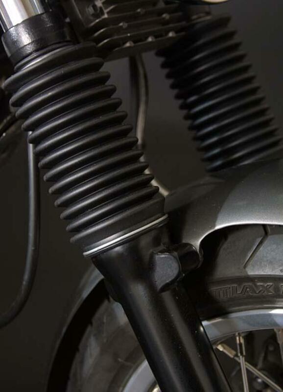 LSL Clusbman Fork Gaiters Black Triumph Bonneville/Thruxton