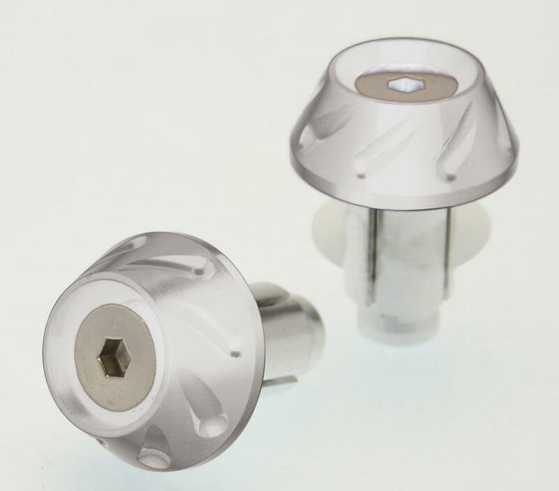 BIHR Next Bar Ends Ã˜14-17mm Silver