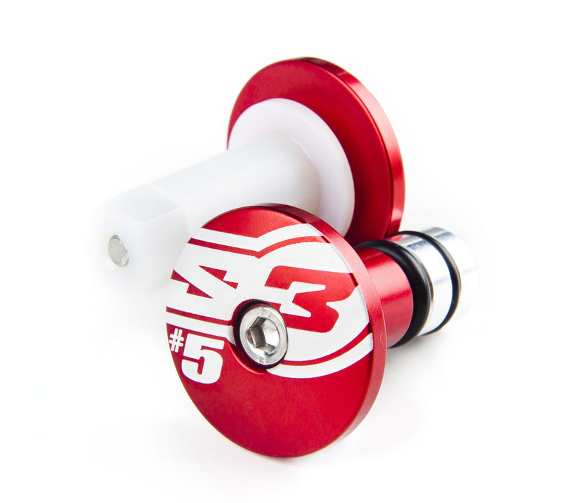 S3 End 5 Bar Ends Ã˜14mm Red